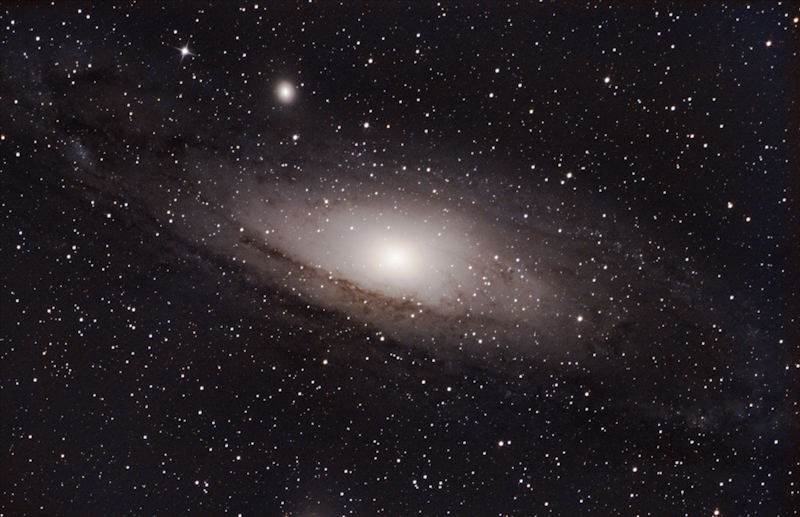 Andromedagalaxie, mein erstes Foto der Galaxie Andromedagalaxie