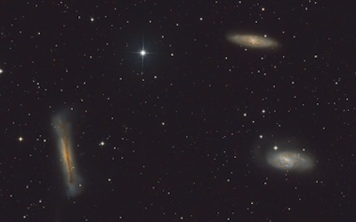 Leo-Triplet. 3 Galaxien im Verbund
